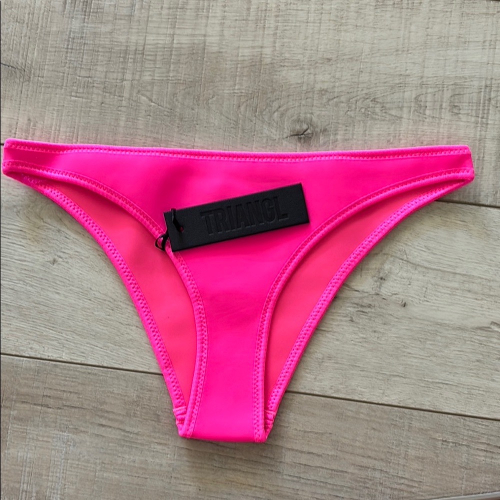 Triangl Swimwear Pink Bikini Bottom Classic Brief